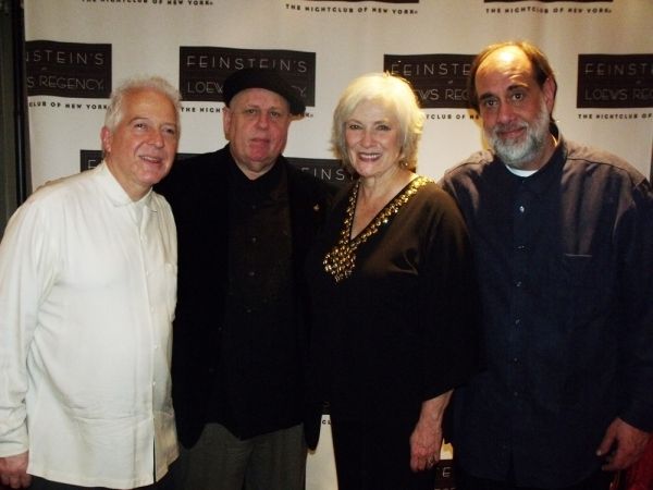 Billy Drewes, Kenny Warner, Betty Buckley and Tony Marino Photo